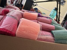 100 packs of latch hook yarn  - mixed colours  3 ply acrylic 320 pieces per pack