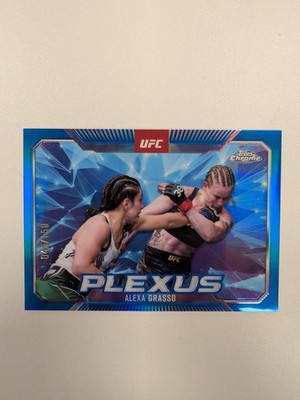 2025 Topps Chrome UFC - Plexus Alexa Grasso #PLX-4 Blue Refractor /150