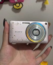 SONY Cyber Shot DSC-W350D 14.1MP Rhinestone Jewel Pink English Digital Camera