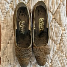 Lee Kee Hong Kong Vintage Women Pump High Heel Bespoke Shoe - Size 5.5