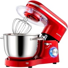 Aucma Stand Mixer, 6.2L Food Mixer 1400W Tilt-Head Electric Kitchen Mixer,