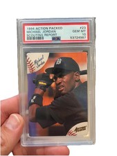 ​Michael Jordan 1994 Action Packed Scouting Report Rookie Card #23 PSA 10 GEM MT