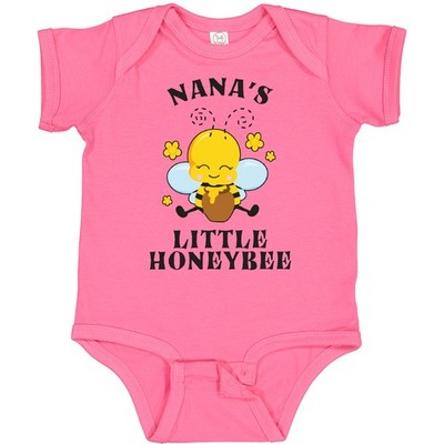 Inktastic Cute Bee Nana's Little Honeybee With Stars Baby Bodysuit Children Save