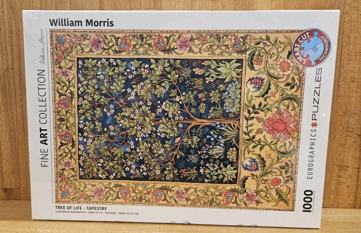 New Eurographics Tree of Life Tapestry 1000 Piece Jigsaw Puzzle - William Morris