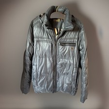 Northland Professional Herren Jacke mit Kragen abnehmbarer Kapuze Grau Unisex