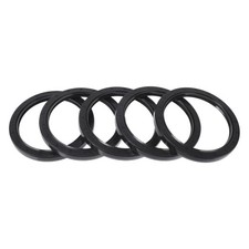Oil Seal Seal Ring Rotary Shaft Seal NBR Rubber 80x100x10mm Black 5 Pcs