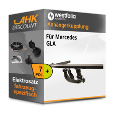 Für Mercedes GLA 04.20- WESTFALIA Anhängerkupplung abnehmbar + 7polig E-Satz AHK Für Mercedes GLA 04.20- WESTFALIA Anhängerkupplung abnehmbar + 7polig E-Satz AHK