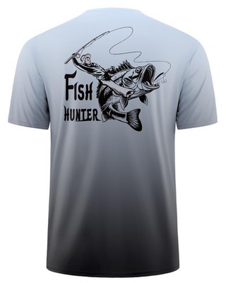 Men's Fishing Swim Shirts Short Sleeve Sun Protection UV UPF 50+ SPF T-Shirt(...