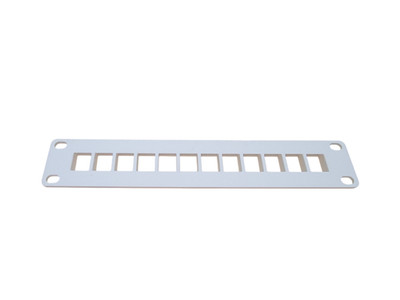 Blazin3D 12 Port Mini Patch Panel for 10'' Network Racks and Homelabs 1U