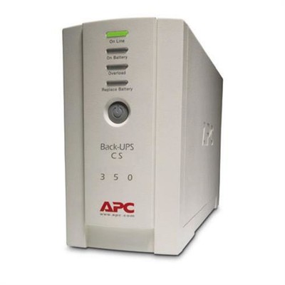 APC BK350EI BackUPS 350VA USV USB  4x IEC 320 Notstrom Blitzschlag Netzausfall