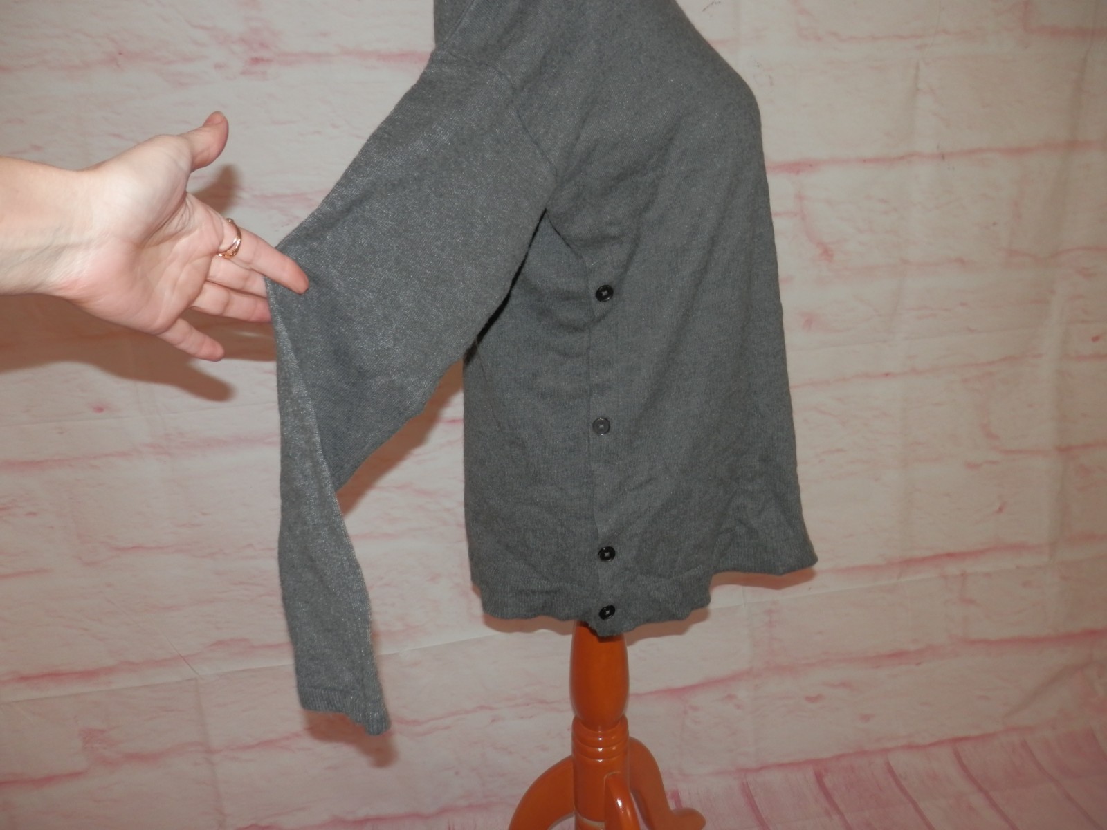 Talbots Petites Medium Side Button Very Soft Lamb… - image 5