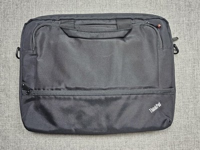 Lenovo ThinkPad Laptop Bag Case Mens Large Black Padded Briefcase Carrying Work