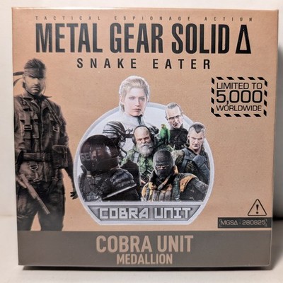 Metal Gear Solid Snake Eater Cobra Unit Official MGS Collectible Figurine
