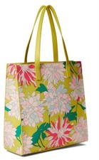 Image of Ted Baker Yellow Floral "Floricn" Large Tote Bag