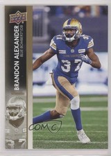 2022 Upper Deck CFL Gold Brandon Alexander #71 0n8