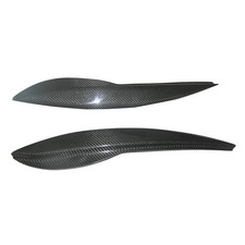 Carbon Fiber Eyelids Eyebrows Lids Headlight Molding Covers For Honda Fit 2009