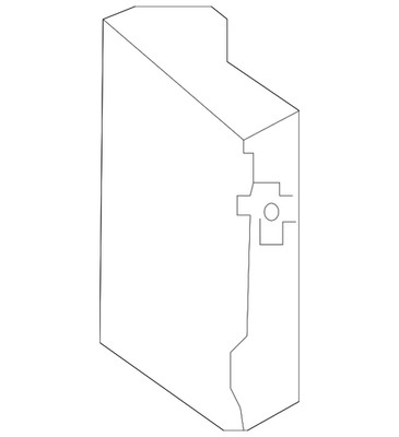 Genuine Nissan Apron Assembly Extension 64197-9FV1A