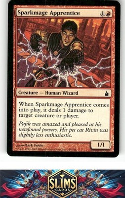 Magic the Gathering MTG Ravnica: City of Guilds Sparkmage Apprentice #144