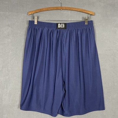 Layer 8 Qwick Dry Stretch Blue Shorts Size L Outdoor Basketball lightweight gym