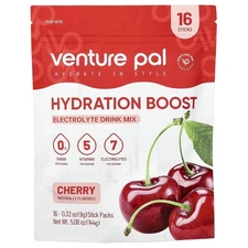 Hydration Boost, Electrolyte Drink Mix, Cherry, 16 Sticks, 0.32 oz (9 g) Each