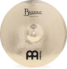 Meinl Cymbals Byzance Brilliant Medium Thin Crash Cymbal - 19 inch