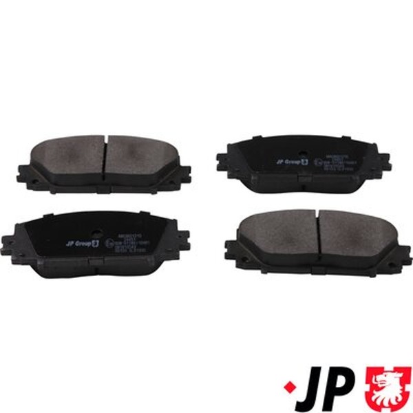JP Group Bremsbelagsatz, Scheibenbremse JP 4863601210-image
