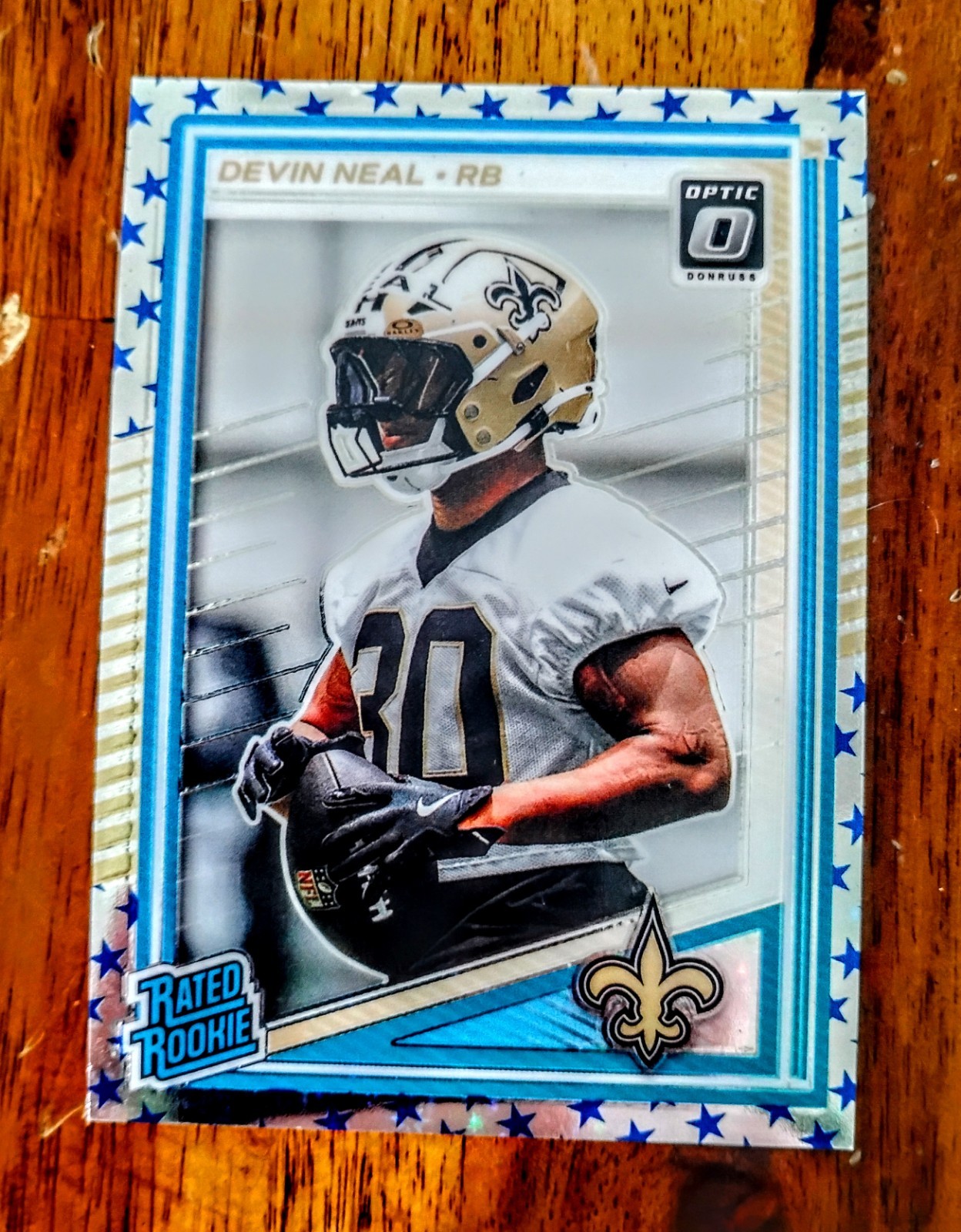 2025 Panini Donruss Optic - Rated Rookie Devin Neal #282 Stars Prizm (RC)
