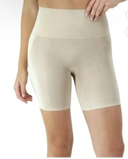 Maidenform Flexees Size 3XL Beige Shorty Ultimate Booty Lift Shapewear