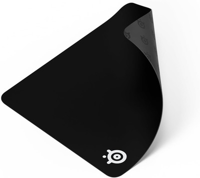 Steelseries Qck Large Gaming Mousepad   Black   Non-Slip Silicone Rubber Base  