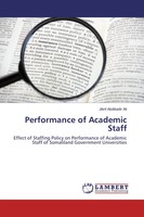 Jibril Abdikadir Ali | Performance Of Academic Staff | Taschenbuch | Englisch