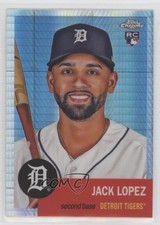2022 Topps Chrome Platinum Anniversary Prism Refractor Jack Lopez #135 n0c