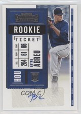 2020 Panini Contenders Rookie Ticket 2 Bryan Abreu #159 Auto 0ui5