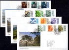 GB - 2022 Regional Barcoded Machins on 4 x First Day Cover