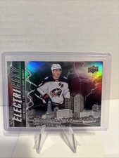 2024-25 UD HOCKEY SERIE 2 ELECTRICITY BLACK PARALLEL #EC-1 ZACH WERENSKI