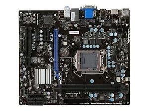 MSI - H55M-E23 - LGA 1156 Intel H55 HDMI Micro ATX Intel Motherboard