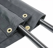 7' x 24' Dump Truck Vinyl Coated Mesh Tarps Cover with 5 Inch 18oz Double Pocket