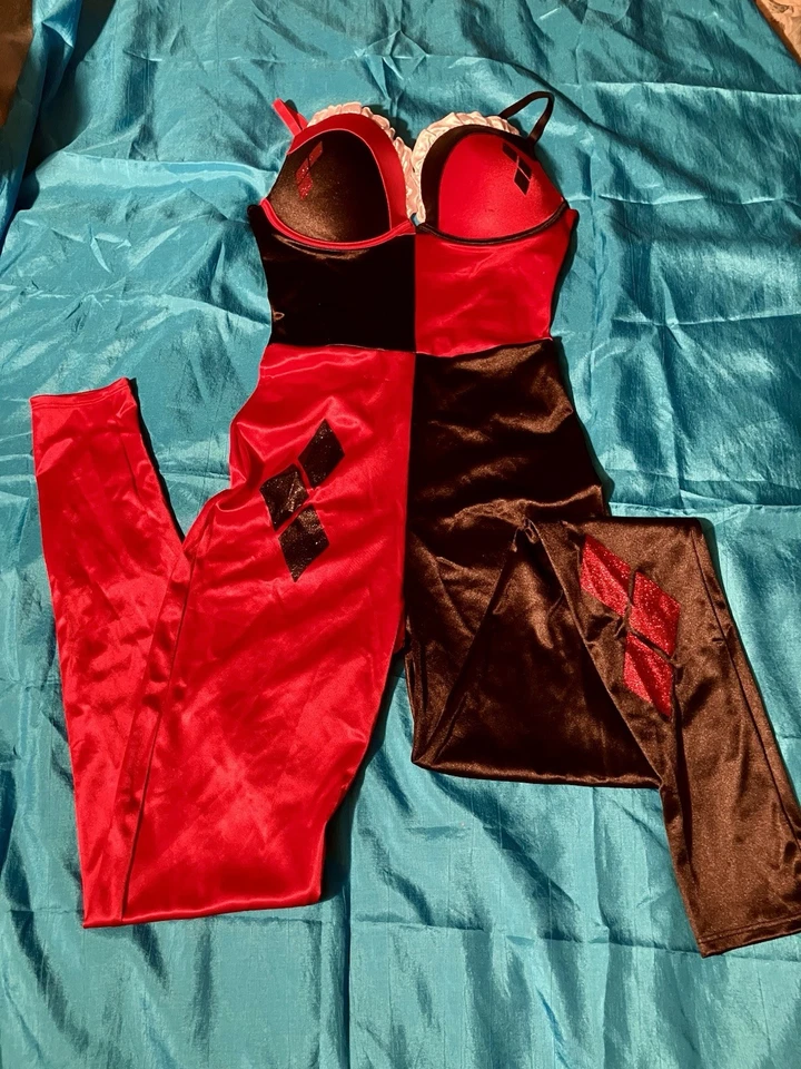 Harley Quinn Disfraces Legging Body y Leotardo Undergirl Mariposa Máscara Grande Foto 3 de 4