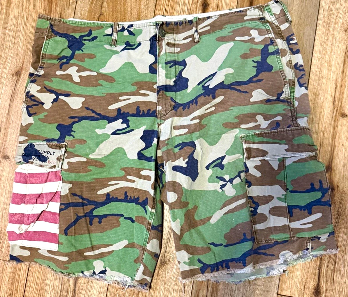 Denim & Supply Ralph Lauren Camouflage Army Shorts for Men for