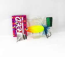Feed Spin 26 Hand Made Wood Frog Floating Bait 26 Grams 7 (1007)