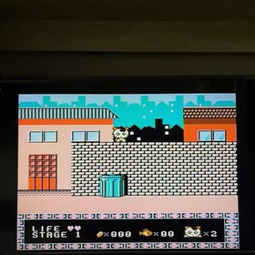 Famicom Disk System Tama & Friends 3rd Street Great Adventure FDS Disk Card