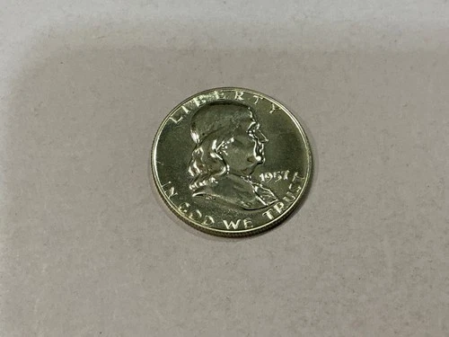 1957 .9 SILVER PROOF FRANKLIN HALF DOLLAR!