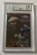 1999 TOPP Gold Label #R6 - EMMITT SMITH Race To Payton NFL HOF BGS Card 7.5NM +