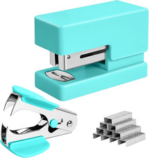 Mini Stapler - Small Cute Desk Staplers - 25 Sheet Capacity with 830 Staples