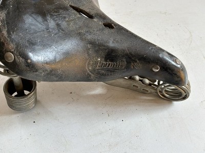 Primus Lepper Fahrradsattel Tourensattel Oldtimer Holland Schwarz Original