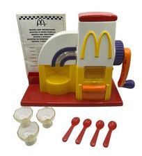 McDonalds Frozen Fruit Snack Maker Eismaschine Mattel 1993 MCD Vintage Toy