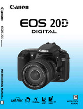 Canon EOS 20D Camera User Owner Instruction Manual