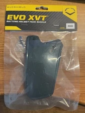 EvoShield EVO XVT Batting Helmet Face Shield (Jaw Guard) RHH - Charcoal- WTV7300