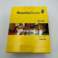 Rosetta Stone Korean Levels 1-3 Speak Confidently Language Learning Software