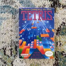MINT BOX CIB Tetris comlete in nintendo nes VERY CLEAN Collector Quality NM