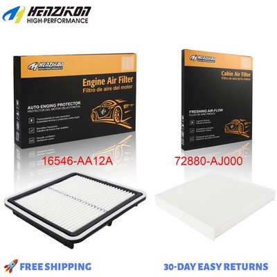 Engine & Cabin Air Filter Combo Set For 2010-2019 Subaru Outback H4 2.5L OE